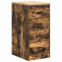 Garagekasten 2 st Spaanplaat gerookt eiken 9