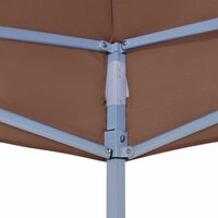 Partytentdak 270 g/m&sup2; 6x3 m bruin 5