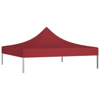 Partytentdak 270 g/m&sup2; 2x2 m bordeauxrood  3