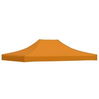 Partytentdak 270 g/m&sup2; 4,5x3 m oranje 2