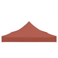 Partytentdak 270 g/m&sup2; 4,5x3 m terracottakleurig 5
