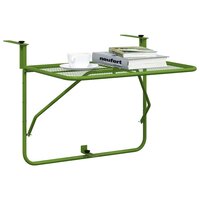 Balkontafel 60x40 cm staal groen 4