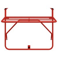 Balkontafel 60x40 cm staal rood 4