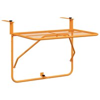 Balkontafel 60x40 cm staal geel 2