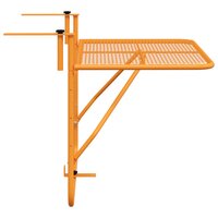 Balkontafel 60x40 cm staal geel 7