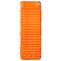 Kampeermatras met kussen zelfopblazend 1-persoons oranje 2