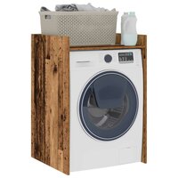 Wasmachinekast Oudhout 67,5 x 62 x 97 cm Bewerkt hout 3