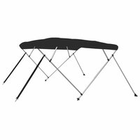 Biminitop 4 bogen 243x210x137 cm zwart 2