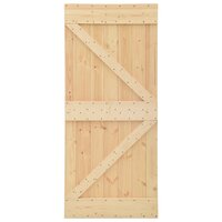 Deur NARVIK Naturel 80 x 210 cm Massief Grenenhout 6