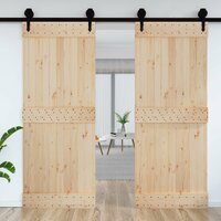Deur NARVIK Naturel 90 x 210 cm Massief Grenenhout 3