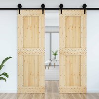 Deur NARVIK Naturel 70 x 210 cm Massief Grenenhout 3
