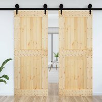 Deur NARVIK Naturel 90 x 210 cm Massief Grenenhout 3