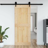 Deur NARVIK Naturel 90 x 210 cm Massief Grenenhout 4