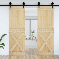 Deur NARVIK Naturel 70 x 210 cm Massief Grenenhout 3