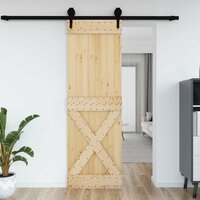 Deur NARVIK Naturel 70 x 210 cm Massief Grenenhout 4