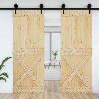 Deur NARVIK Naturel 85 x 210 cm Massief Grenenhout 3