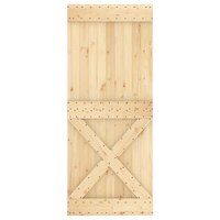 Deur NARVIK Naturel 85 x 210 cm Massief Grenenhout 5