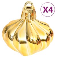 70-delige Kerstballenset goud en rood 10