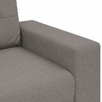 Loveseat Bank Taupe 160x77x82 cm Stof 7