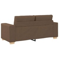 Loveseat Bank Bruin 180x77x82 cm Stof 6