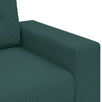Loveseat Bank Donkergroen 180x77x82 cm Stof 7