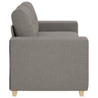 Loveseat Bank Taupe 180x77x82 cm Stof 5