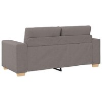 Loveseat Bank Taupe 180x77x82 cm Stof 6