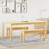 3-delige Eethoek PANAMA massief grenenhout 3