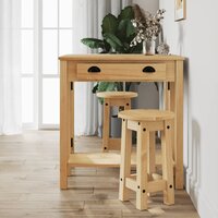 3-delige Barset massief grenenhout 3