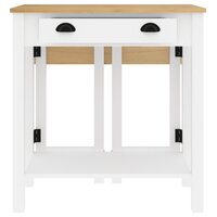3-delige Barset massief grenenhout wit 7
