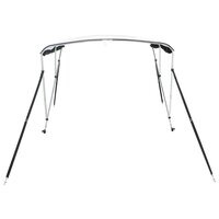 Biminitop 3 bogen met mesh zijwanden183x(154-167)x137 cm 5