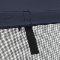 Biminitop 3 bogen met mesh zijwanden 183x(185-198)x137 cm 11