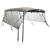 Biminitop 4 bogen met mesh zijwanden 243x(170-182)x137 cm 2