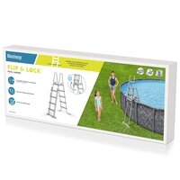 Bestway Zwembadladder Flowclear met 4 treden 132 cm 5