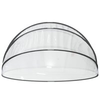 Zwembadoverkapping rond 376x188 cm PVC 5