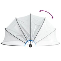 Zwembadoverkapping rond 376x188 cm PVC 6