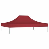 Partytentdak 270 g/m&sup2; 4,5x3 m bordeauxrood 3