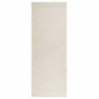 Vloerkleed ZIZUR room binnen en buiten 80x200 cm jute look 3