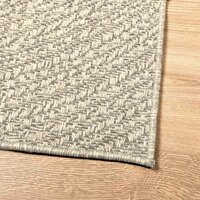 Vloerkleed ZIZUR room binnen en buiten 80x200 cm jute look 8