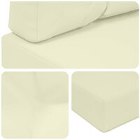 Buiten bankkussen 2 pcs Cr&egrave;me Polyester 8