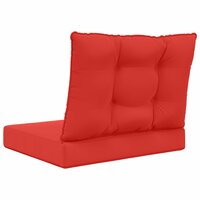 Buiten bankkussen 2 pcs Rood Polyester 7