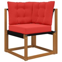 Buiten bankkussen 3 pcs Rood Polyester 3