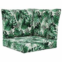 Buiten bankkussen 3 pcs Bladpatroon Polyester 2