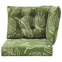 Buiten bankkussen 3 pcs Bladontwerp Polyester 6