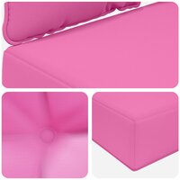 Buiten bankkussen 3 pcs Roze Polyester 8