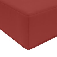 Buiten bankkussen Wijnrood 80 x 80 x 8 cm Polyester 6