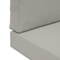 Buiten bankkussen 2 pcs Grijs Polyester 9