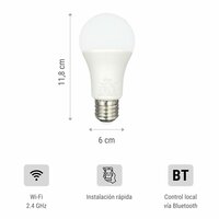 Smart Gloeilamp Konyks e27 Wit F E27 (6500 K) (1 Stuks) 3