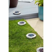 Schijnwerper op zonne-energie Smart Garden Bodem Zwart Aluminium (4 Stuks) 3