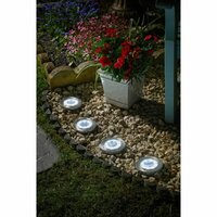Schijnwerper op zonne-energie Smart Garden Bodem Zwart Aluminium (4 Stuks) 4